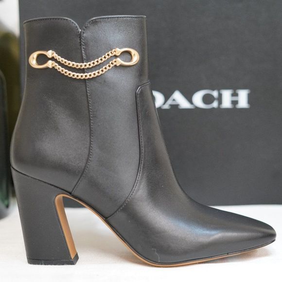 COACH Tessa Bootie - Black - Picture 1 of 8
